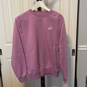 NIKE Crewneck Purple Sweatshirt Size Small